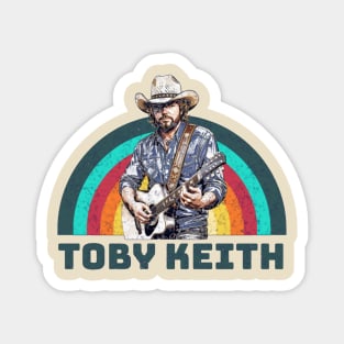 keith// singer vintage country music Magnet