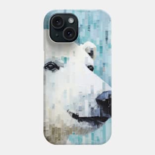 Polar Bear Animal Art Decor Paint Mosaic Phone Case
