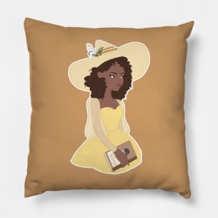 Yellow Witch Pillow