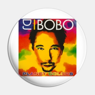 DJ BoBo Planet Colors Album Cover Pin