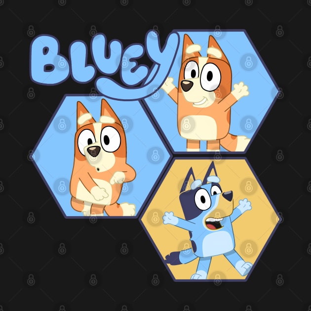 Bluey Happy by Cartel