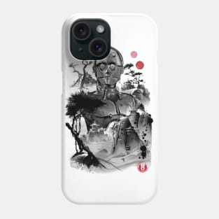 Protocol droid in the desert planet Phone Case