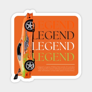 Supra Walker Orange Legend Magnet