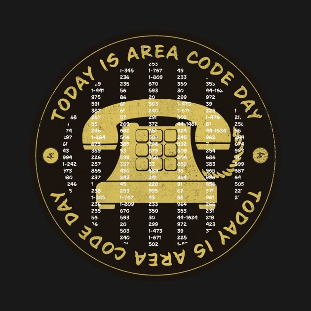 Today is Area Code Day Badge by lvrdesign