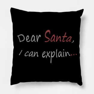 Santa Letter Pillow