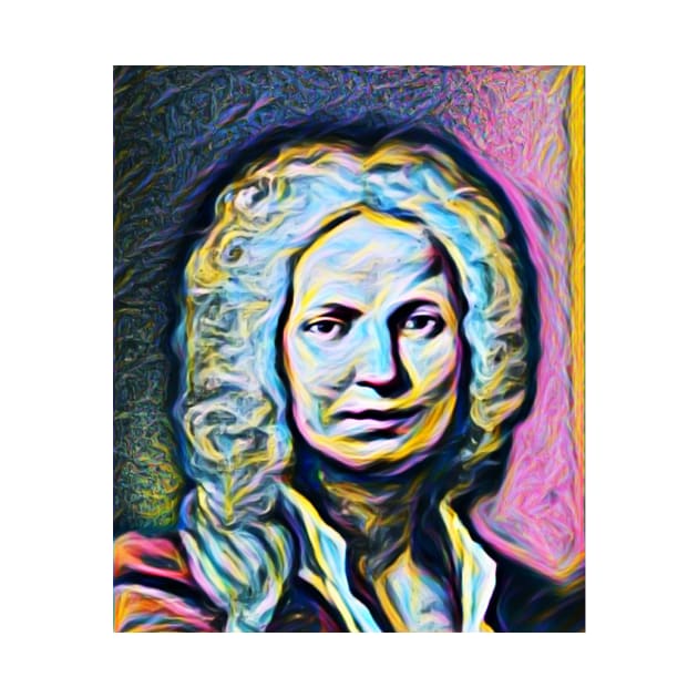 Antonio Vivaldi Portrait | Antonio Vivaldi Artwork 10 by JustLit