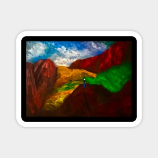 The Abstract Landscape! Magnet