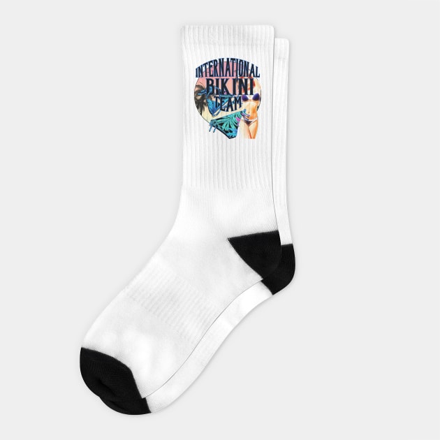 International Bikini Team Socks by Joaddo