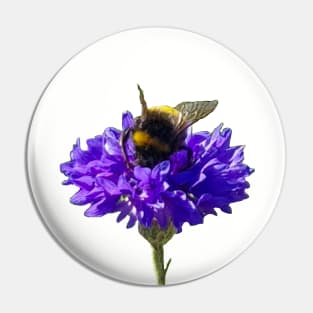 Bumblebee on a Flower Pin