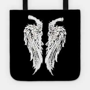 Angel wings with Guns Tote