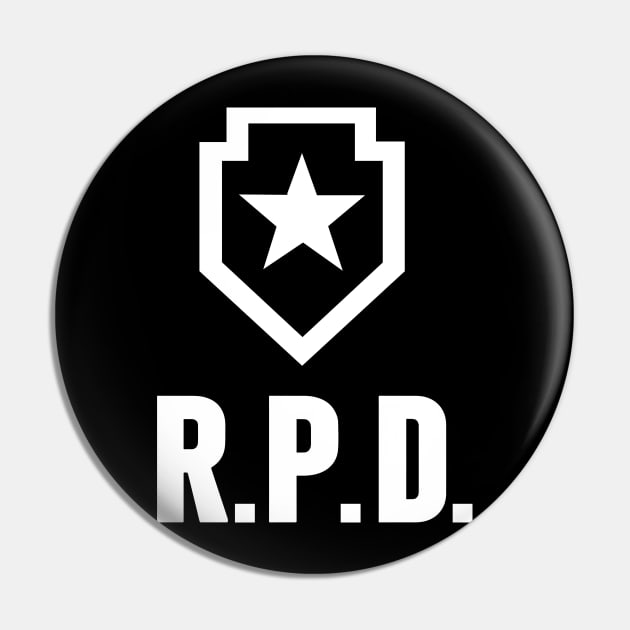 RPD Raccoon Police Department Pin by allysontx