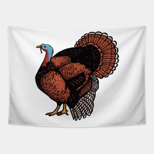 Turkey Illustration Tapestry