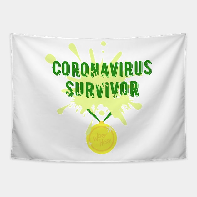 Coronavirus survivor Tapestry by Life is Raph