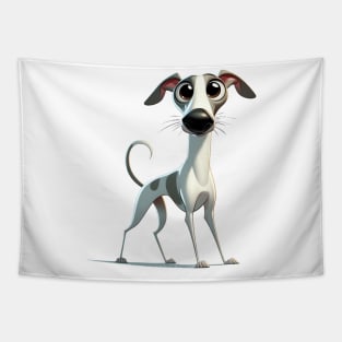 Cute Greyhound Tapestry