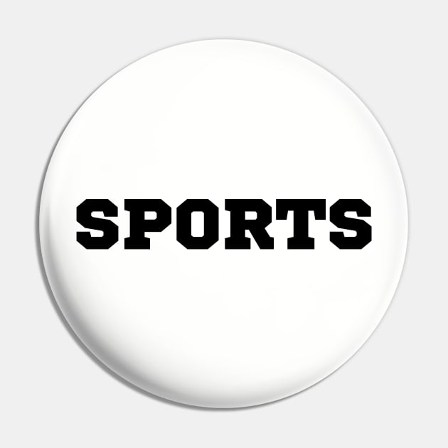 Generic Sports Shirt Pin by Desert Owl Designs