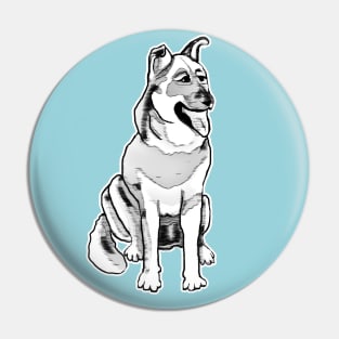 The happiest dog in the world Pin