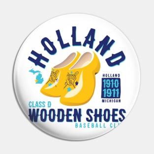 Holland Wooden Shoes Pin