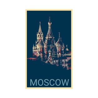 Moscow in Shepard Fairey style T-Shirt