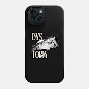Dystopia anime eyes shatter Phone Case