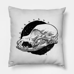 Chihuahua skull Pillow