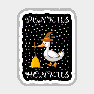 Funny Halloween Witches Duck Cute Honkus Ponkus Magnet