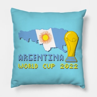 argentina world cup 2022 Pillow