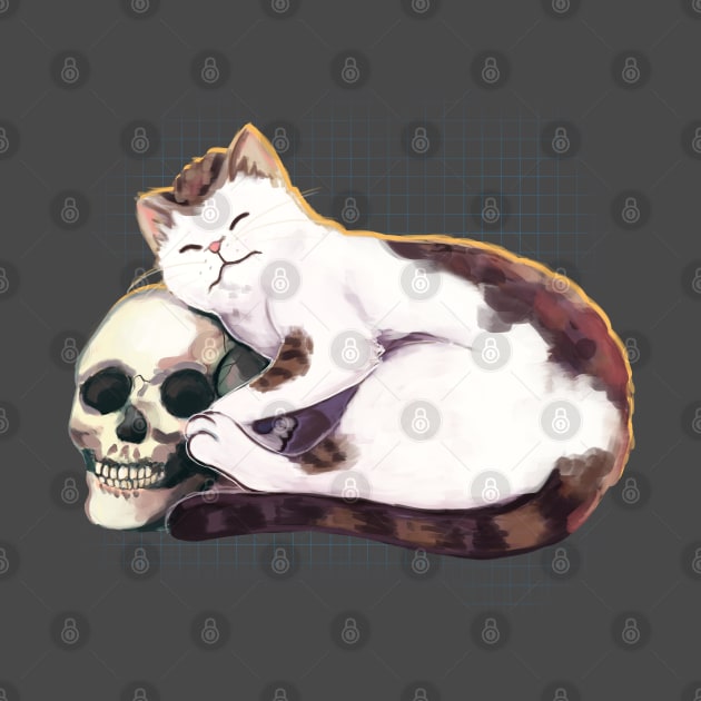 Skull Cat by staypee