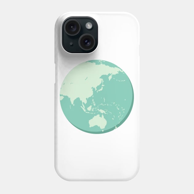 Cute Earth Day Globe Phone Case by SWON Design