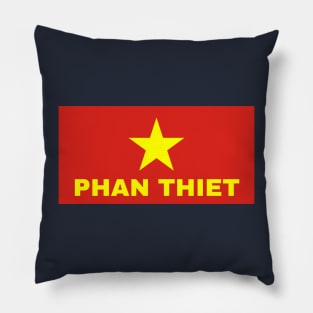 Phan Thiet City in Vietnamese Flag Pillow