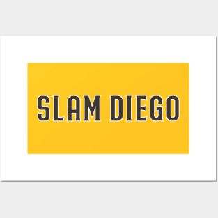 slam diego curve path - Slam Diego - Posters and Art Prints