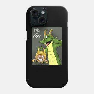 Loki and Croc Phone Case