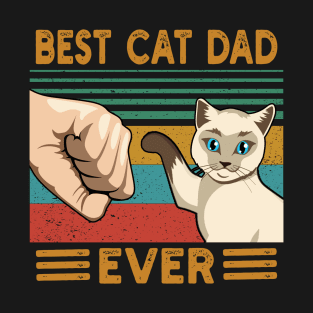 Best Cat Dad Ever Fist Bump T-Shirt