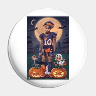 OBJ fan tee halloween Pin