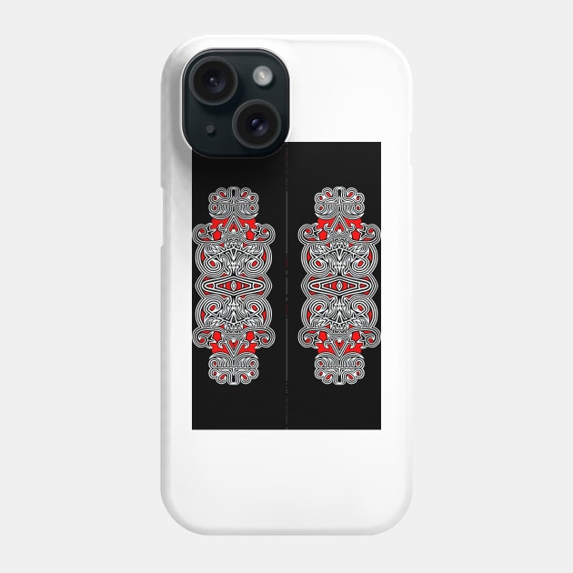 batik batak design Phone Case by Hahanayas