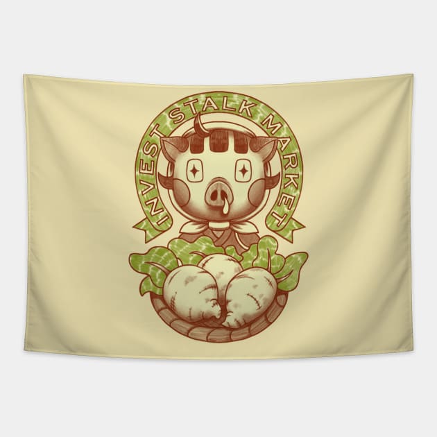 The Pig of Wolfstreet Tapestry by zeroaxis