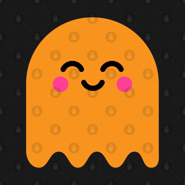 Cute Ghost Orange by vo_maria