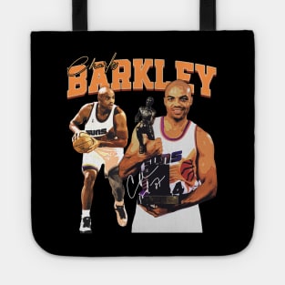 Charles Barkley The Chuck Basketball Legend Signature Vintage Retro 80s 90s Bootleg Rap Style Tote