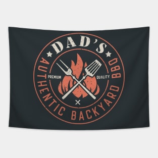 Dads Backyard Premium Quality BBQ | Backyard Pool Party BBQ | Summer | For Black Tapestry