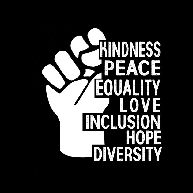 peace love inclusion equality diversity by Devasil