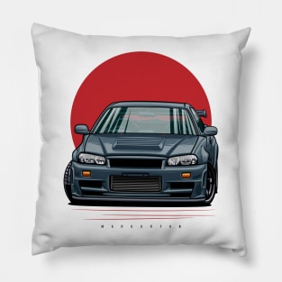 Skyline GTR R34 Pillow