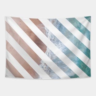 Beach Split Lines Tapestry