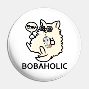 Bobaholic Cat Is The Boss! Pin