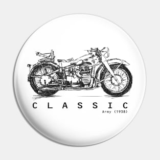 Vintage Motorcycle Pin