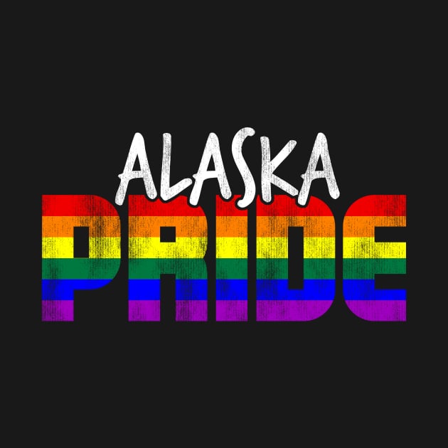 Alaska Pride LGBT Flag by wheedesign