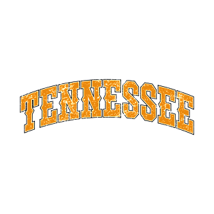 Vintage Tennessee TN Varsity Style White T-Shirt