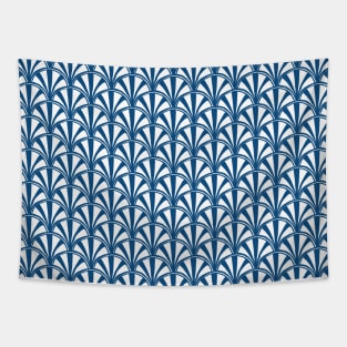 Scallop - classic blue Tapestry