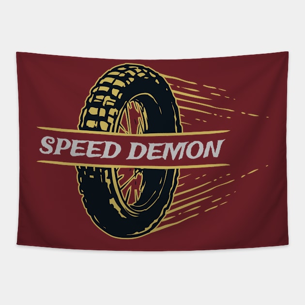 Speed Demon Tapestry by RadCoolguy