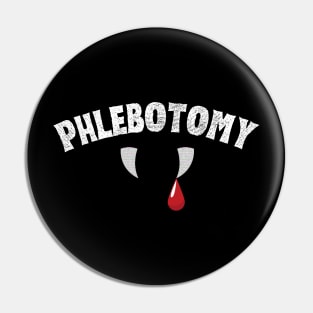 Phlebotomy - Funny Fangs Pin