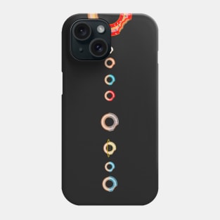 Donuts Solar System Phone Case