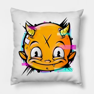 Devil Face Pillow